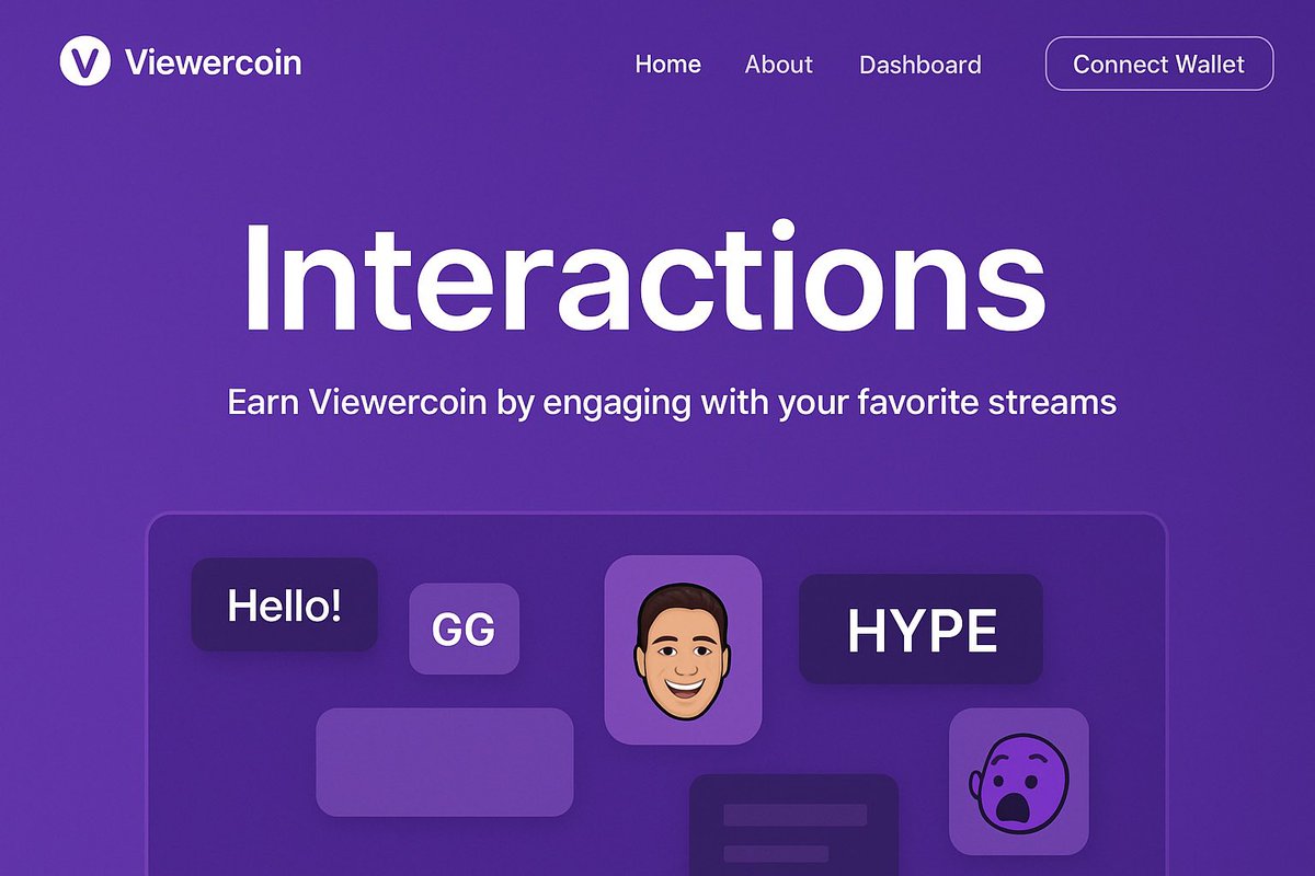 solViewercoin's tweet photo. what do we do ? 

Viewercoin tracks your activity, rewards engagement, &amp; fuels giveaways. Streamer Coin powers perks &amp; collaborations. Together, they turn streaming into a fun, competitive, and rewarding community game—everyone wins! https://t.co/svgG8qI3gY