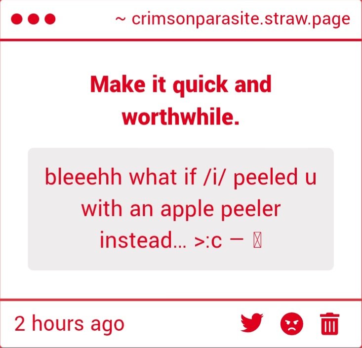 And where do you think that's going to get you, hm? Go on. I dare you to find out.