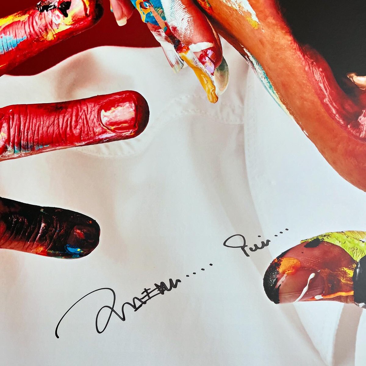 木梨憲武 シールアート 本人直筆