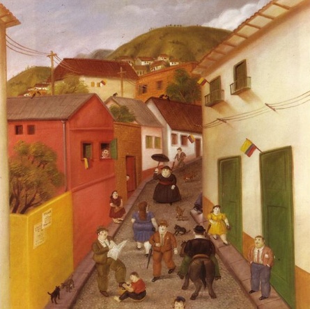 GÜNÜN KEŞKE'Sİ (16): Keşke bir ülkenin gelişmişliği, sokaktaki tebessüm sayısıyla ölçülse/ If only a country's development could be measured by the number of smiles on the street. #gününkeşkesi 
#gülümseyeninsanlar #smilingpeople
Görsel: The Street, Fernando Botero, Date: 1987