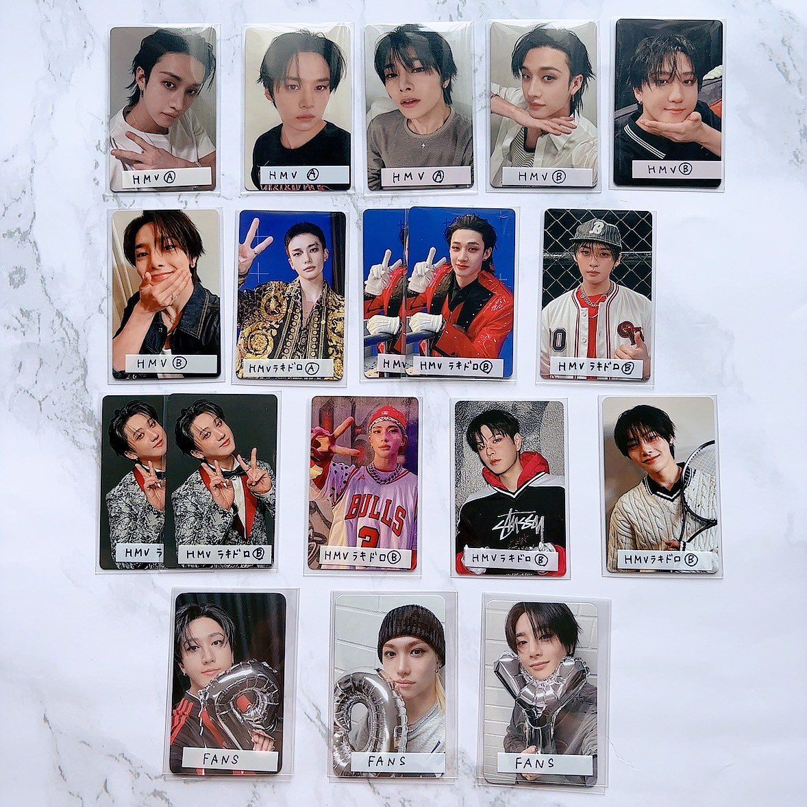 スキズ KARMA リスパ購入特典FANS 8種コンプリート セット 公式品】8種