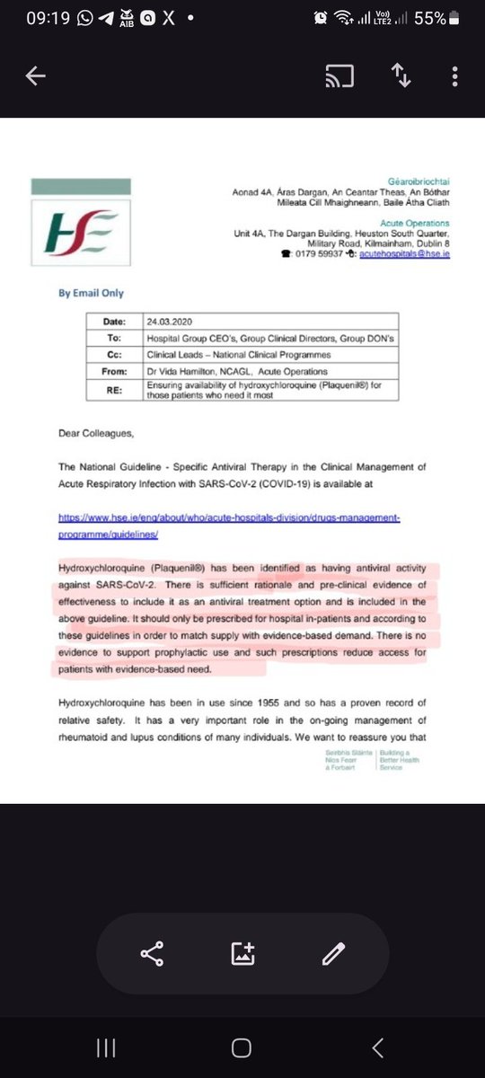 indepdubnrth's tweet image. Remember when the mainstream media were busy telling everyone that there was "no treatment for Covid" and "only the vaccine could treat or prevent Covid"?

Remember when they were ridiculing the American President for taking Hydroxychloroquine?

Remember when NPHET,  the Irish