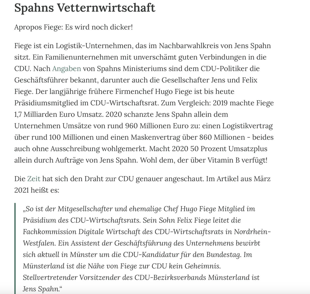 larsfromberlin's tweet photo. #SpahnUntersuchungsausschuss #Maskopoly #SpahnRücktritt #SpahnUntersuchungsausschussJetzt
Milliarden (!) versenkt, Prozesse laufen noch und erneut Milliarden Kosten, ein Fass ohne Boden … System Union, Vetternwirtschaft immer inklusive
🤬😤🤬👇 https://t.co/8xOnY5T8Lg
