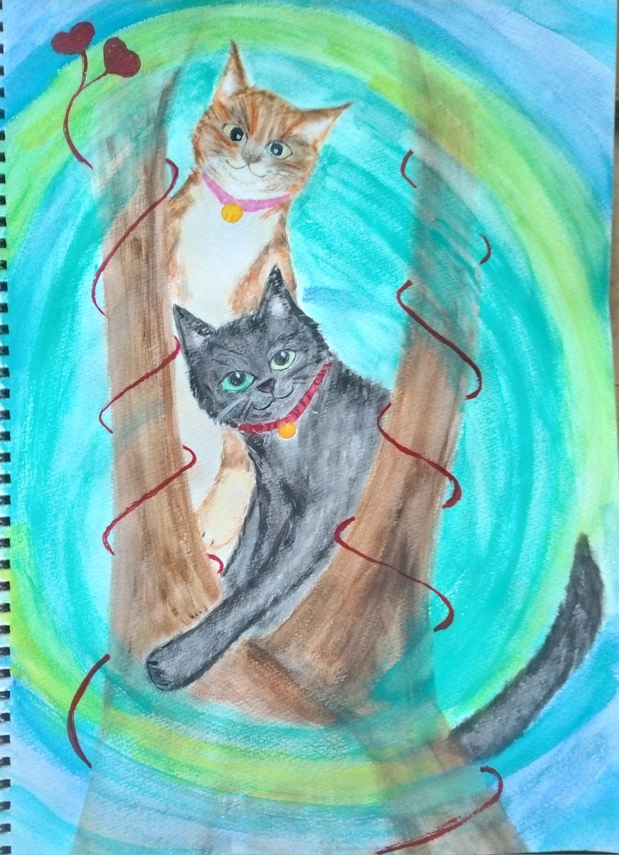 嬉しそうな鈴の音が聞こえる
9月で13歳と3歳になる猫
黒猫は脱走を繰り返し数メートル先の老夫婦宅の木に登る
抱っこされて帰ってきて「遊びに来てくれて嬉しいわ」
歳の離れた妹も真似をして笑い声と楽しそうな鈴の音を聞きたくて気付かないふりを続けてる
優しい木の主といつまでも元気でいてね