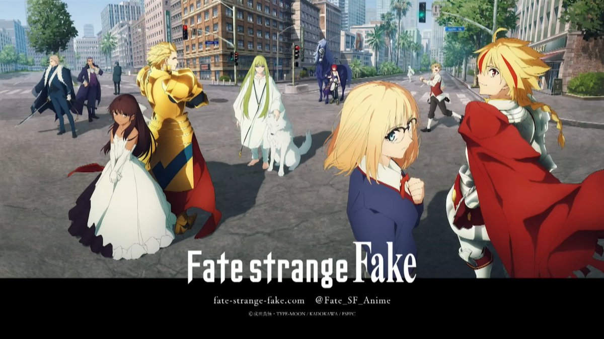KaroshiMyriad's tweet image. Fate/Strange Fake will start broadcast on January 3, 2026.