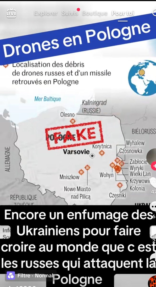 C'est sur la base de cet énorme FAKE que le Satan élyséen a envoyé 3 de nos rafales en Pologne au motif de protection contre ..du vent.
Tout est bon aux deux bluffeurs complices 😈 &amp; #Zelinskyi pour faire augmenter la tension