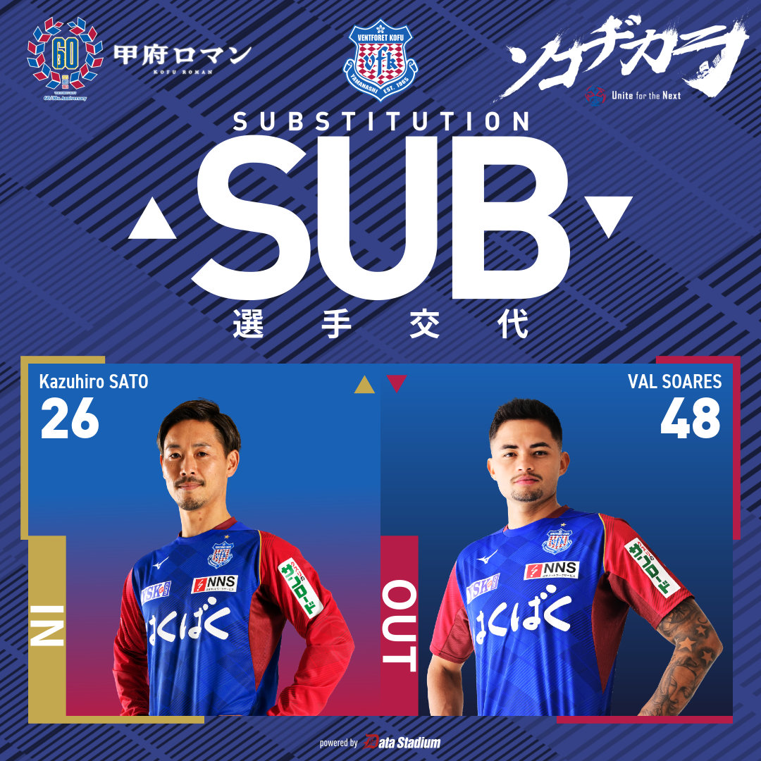 ヴァンフォーレ甲府 ヴァンフォーレ甲府 #新加入選手🆕 🔵ようこそヴァンフォーレ