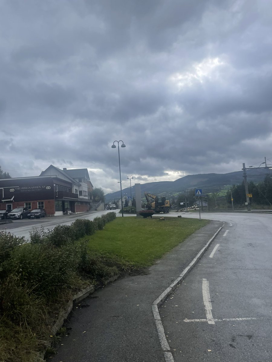 Motorstopp på vei til Molde. Må ta buss for tog hjem igjen. Kjører vi en sightseeingtur på Vinstra i stedet