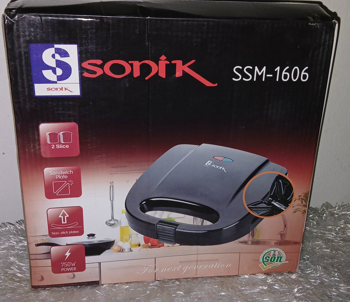 wehlamstores's tweet image. Sonik Sandwich Maker - SSM 1606
Price - ₦18,500
Location - Lagos and Abuja 
#appliancesatwehlamstores 
#breadtoaster
#samdwichmaker
Message Wehla M Stores on WhatsApp. wa.me/message/A3E6CL…