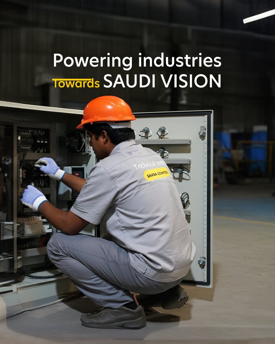 SahraControl's tweet image. 🚀 Driving Industries Towards #Saudivision2030 
At Sahra Control, we power industries with smart automation, control &amp;amp; energy efficiency — building a sustainable future.
🔧 18+ years | 🏗️ 120+ projects | 🤝 Global partners

📞 info@sahracontrol.com | 9200 09 204
#Automation