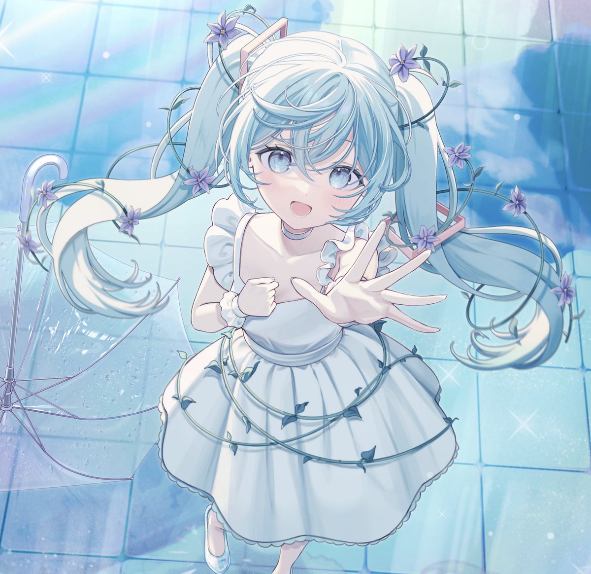 こちらの曲のイラストを担当させていただきました✨️  #初音ミク