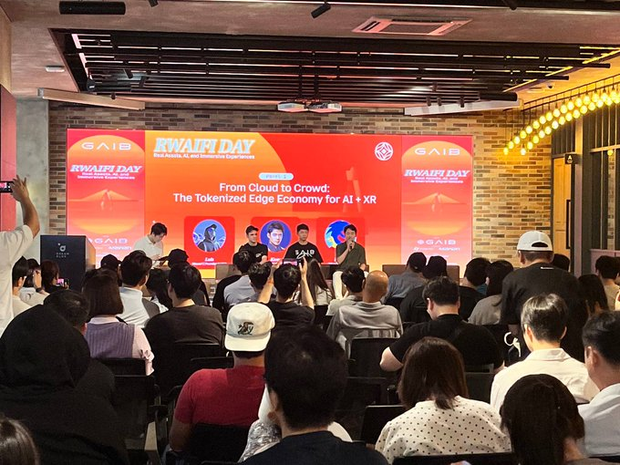 Seoul bringing that 🔥 energy! 🟠
The momentum behind RWAiFi + onchain AI infra is only getting stronger.
Big respect to <a href="/gaib_ai/">GAIB 🟠 | RWAiFi | AI Infra</a> for leading the charge into the future of AI x DeFi 🚀