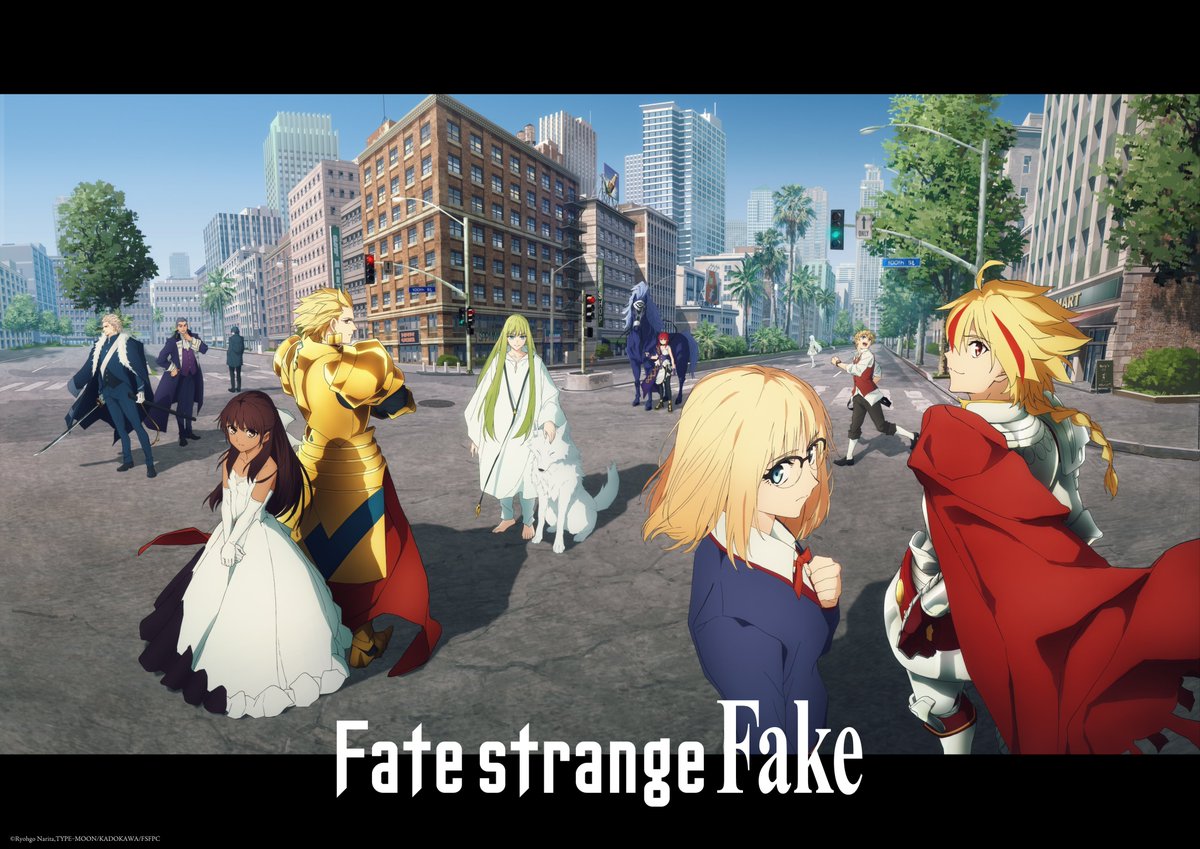 "Fate/strange Fake" begins broadcasting on January 3 [Sat].

New key visual &amp; PV:

youtube.com/watch?v=k1G8Ev…

[Opening theme song]
"PROVANT" by SawanoHiroyuki[nZk]:Jean-Ken Johnny &amp; TAKUMA

Shun Enokido and Takahito Sakazume are directing the anime at A-1 Pictures.

Crunchyroll