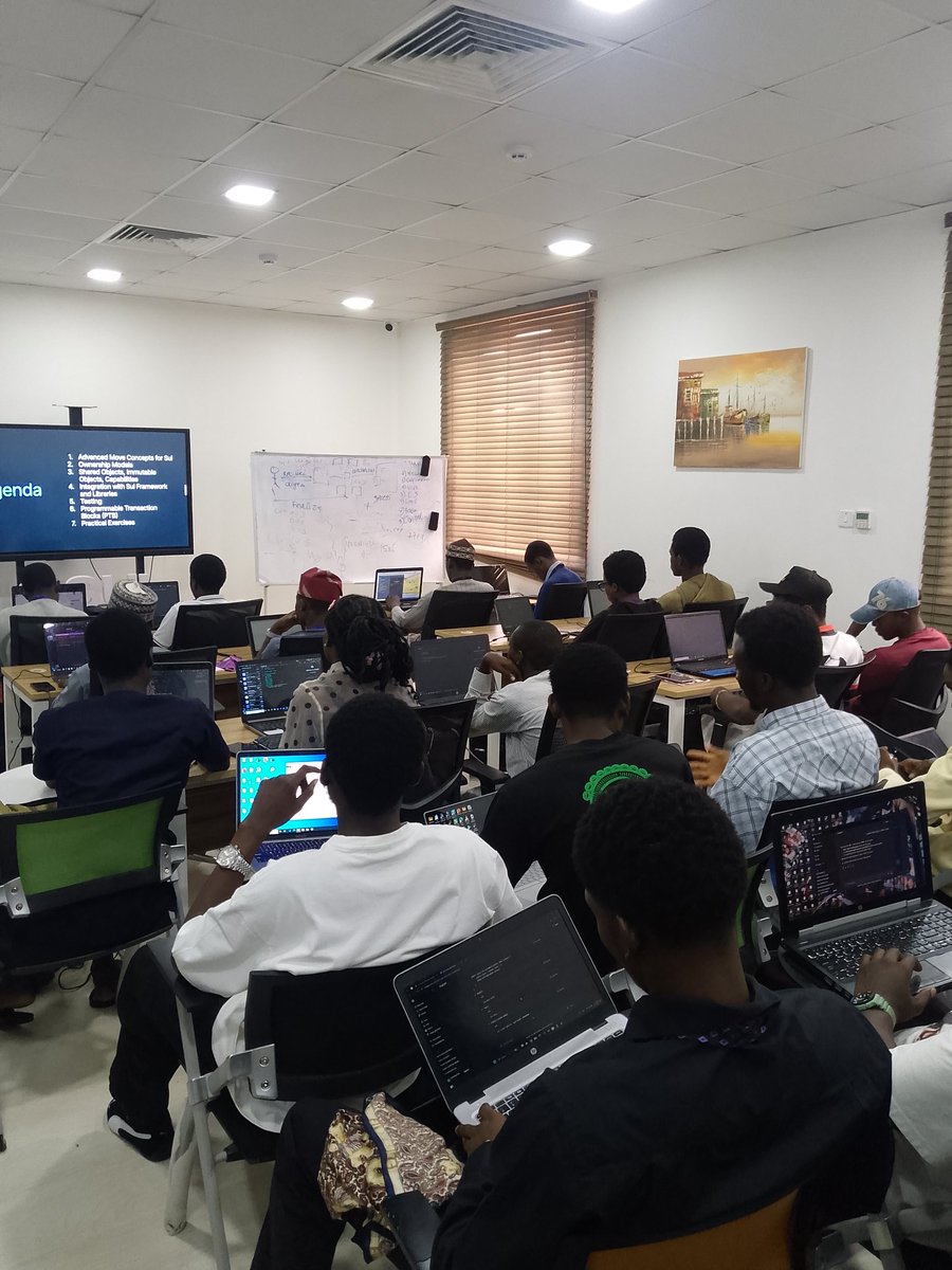 BIN_EDREESS's tweet image. Day 2 of Move-ing with Sui in Abuja 🚀
I’m actively participating in hands-on sessions on Sui Blockchain development — gaining insights, building skills, and connecting with Web3 innovators 🌐

#SuiBlockchain #Web3Nigeria #BlockchainNSUK
