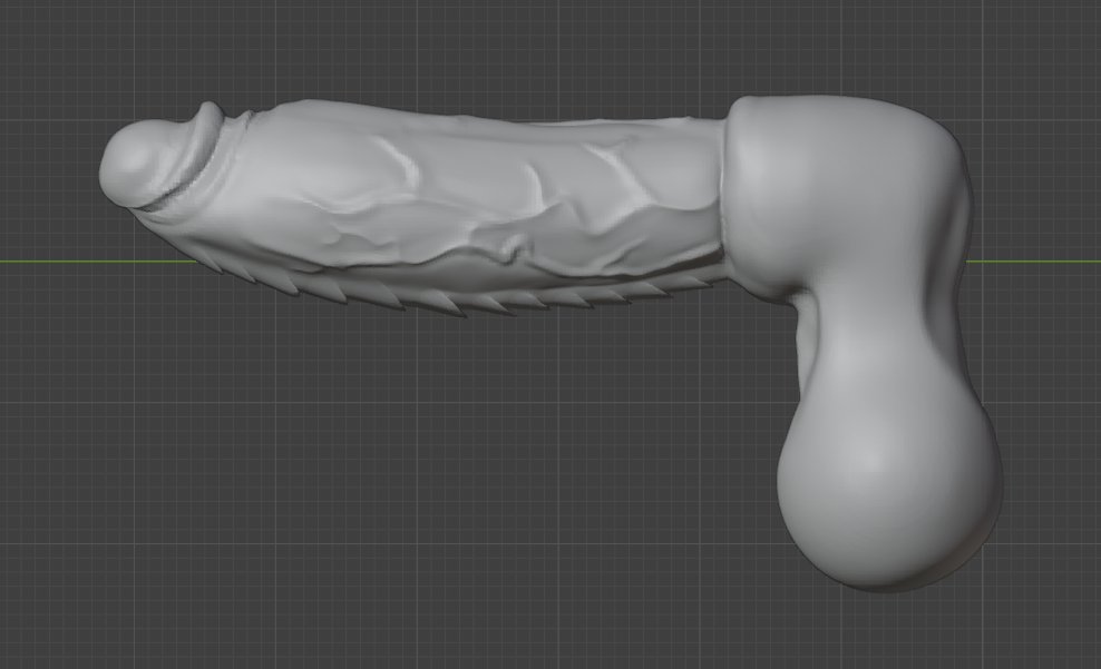 how many times can YOU sculpt a dick before you descend into absolute madness?