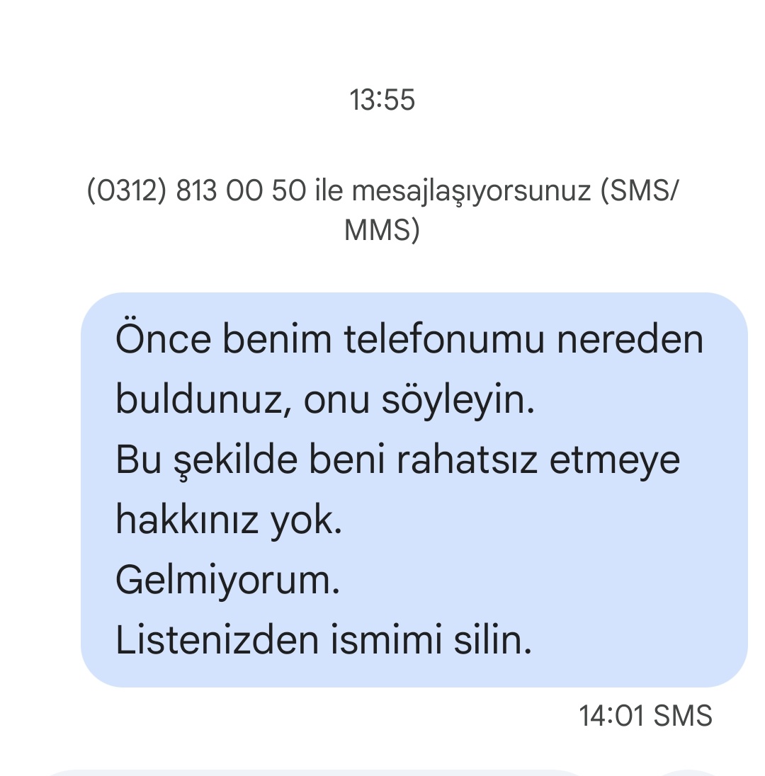 Biraz önce aşağıdaki telefondan CHP Genel Başkanı Özgür Özel aradı. Tandoğan'daki mitinge çağırıyor.
Bende aşağıdaki mesajı gönderdim, gidermi gitmezmi bilmiyorum.