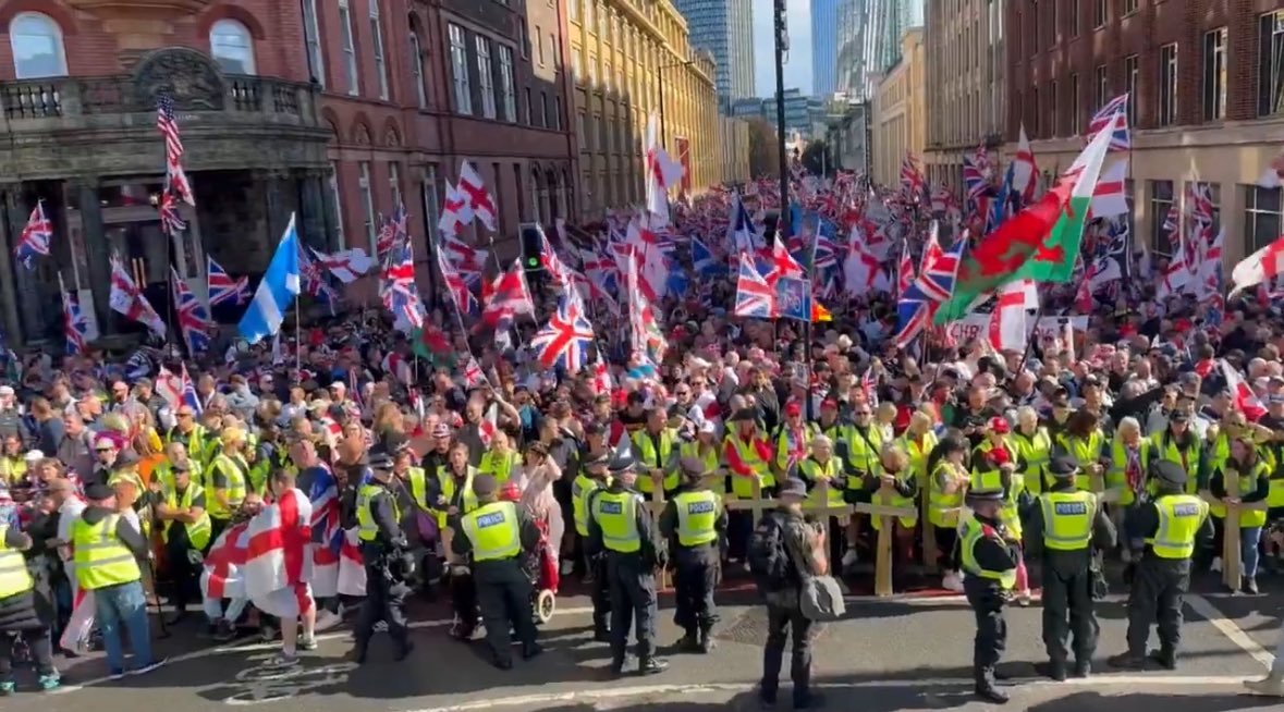 The Left appalled and confused by Tommy Robinson's march. It's not just huge, it's a march of actual real people - ordinary Brits.  Not middle-class political activists and rabid Middle-East anti-Semites.