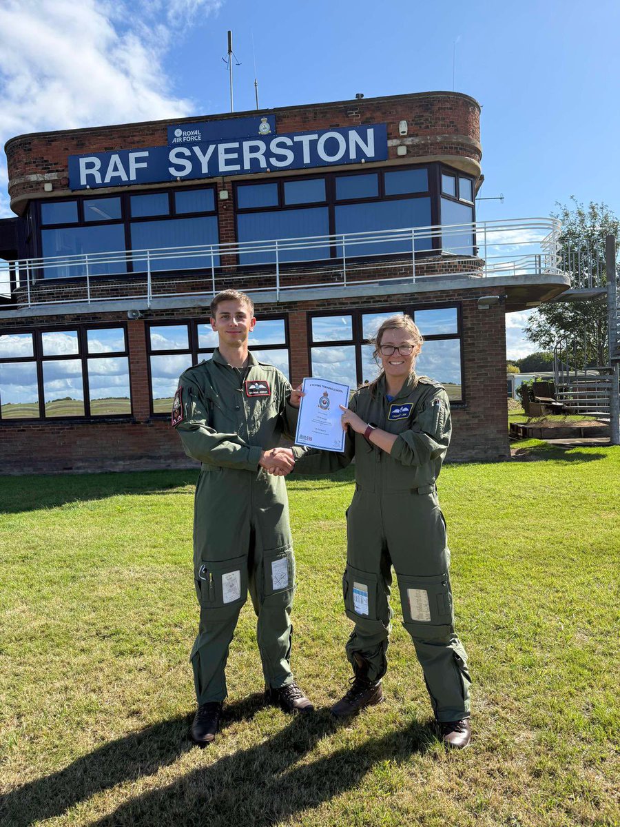 After an intense week of flying with our colleagues at Central Gliding Squadron of RAF Syerston, CGI Nathan Jessop has been awarded his B2 Category. This enables him to deliver training to our visiting Gliding Scholarship cadets, taking them all the way towards solo standard.