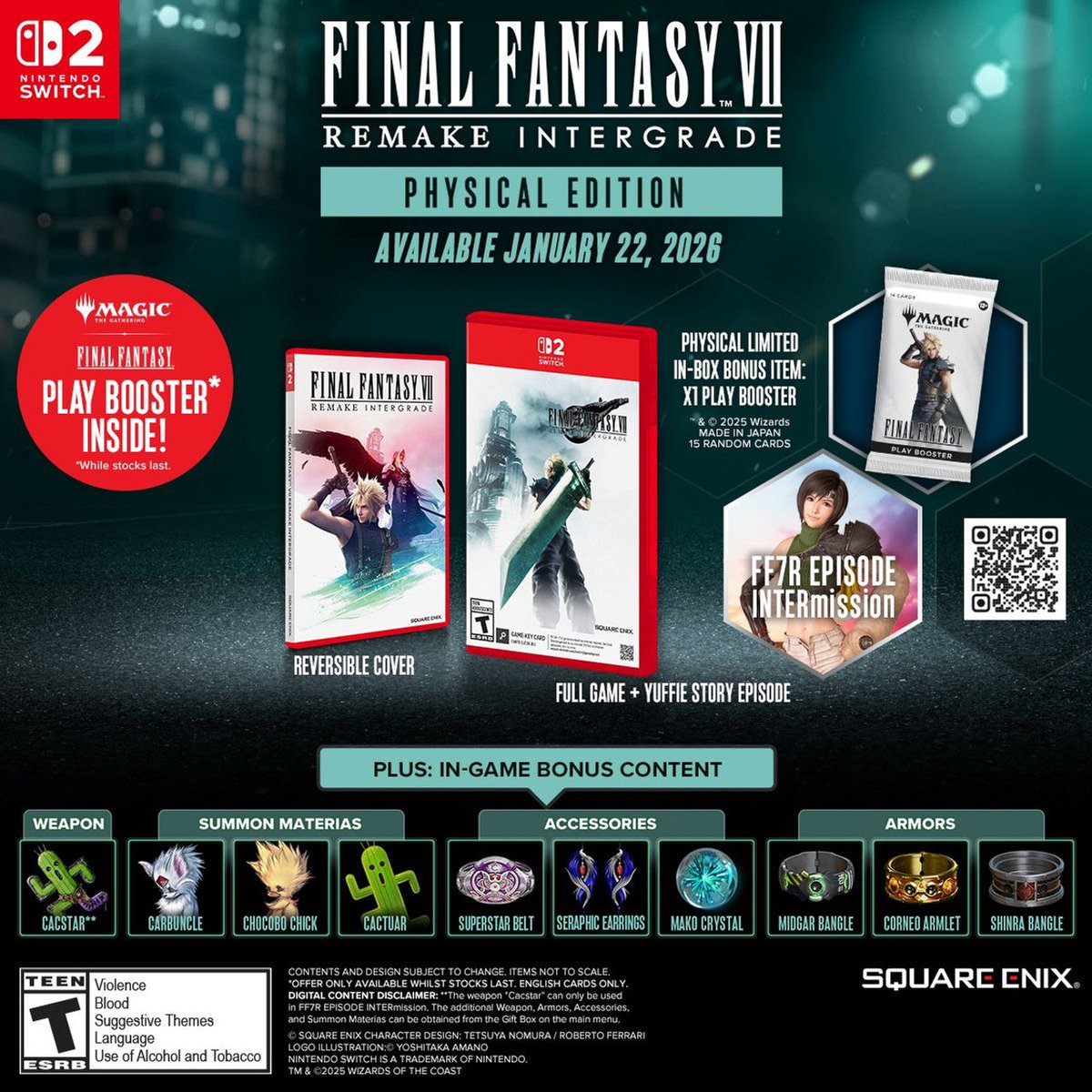 "Physical Edition"? Really, Square Enix? We know the game is too large for a regular card, but at least don't call the glorified download code "physical". There is nothing physical about an online dependency.