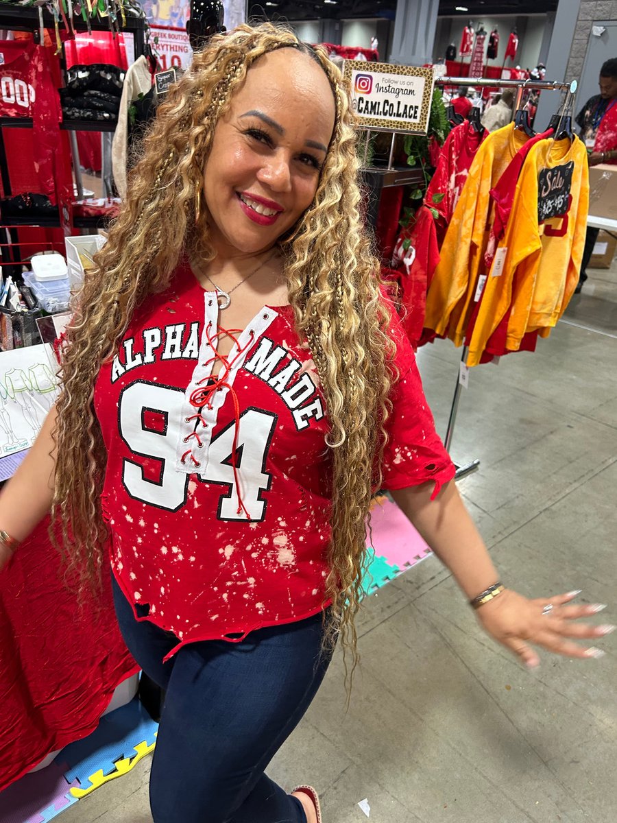 ❤️✨ The “Sids” is giving main character energy. Handmade, red-dyed, and shining with white glitter — this Alpha “Your Year” lace-up tee was made to stand out. 🔥

#AlphaMade #SkeePhi #YourYear #HandmadeWithLove #GlitterAndGold #CamiCoLace
