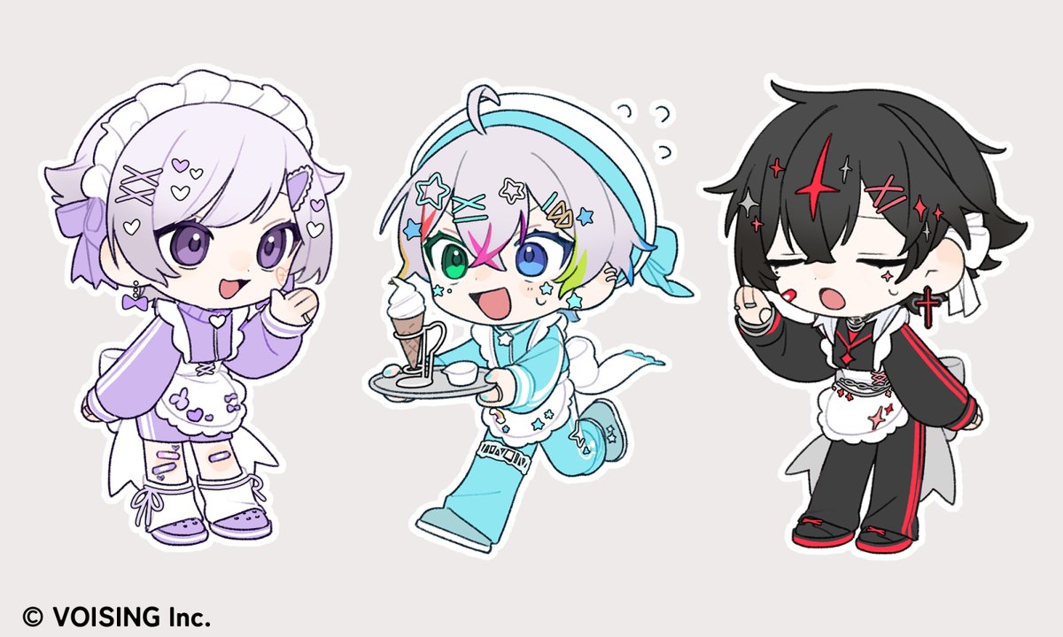 【芸術組(仮)で】愛♡スクリーム！ /AiScReam【歌ってみた】【ARKHE × 初兎 × Relu】
にてイラストを担当させていただきました！
よろしくお願いいたします 💜🩵❤️