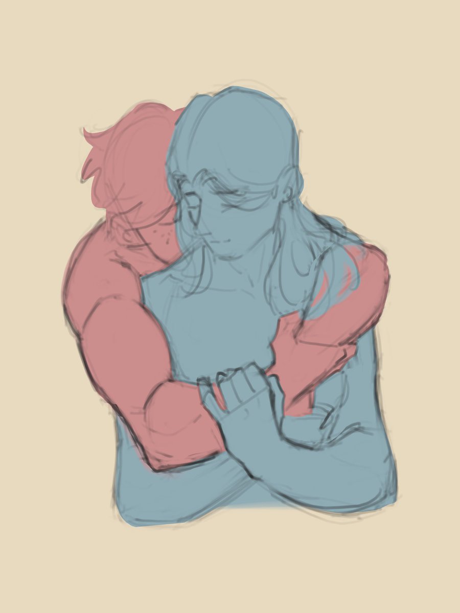 was listening to a song was felt compelled to draw them. soft n tender. will clean up n color i think ! 😊