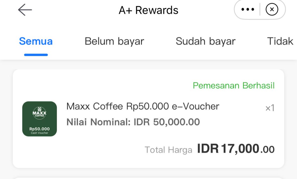 wts voucher max coffe harga 17k voucher 50. Ada 2 voucher ya exp 16 september 2025. Ga sempat nukar jual sesuai harga beli aja. Minat dm ya

#zonauang #zonajajan️️