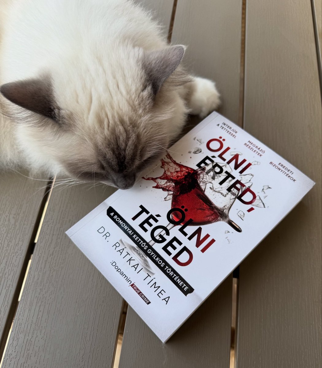 Dr. Rátkai Tímea true crime regénye, a romonyai kettős gyilkos történetét dolgozza fel. Izgi lesz! 😊