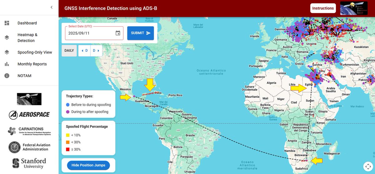 giammaiot2's tweet image. New &amp;amp; not new details of GPS/GNSS Spoofing, Jamming,Anomaly,Faults,Bug,Hack or Magic

GPS/GNSS Advanced Spoofing from Israel  ?

+ Cuba &amp;amp; Caribbean

New details about September 10th &amp;amp; 11th

#Jammer #Jamming #Spoofer #Spoofing #GPS #GNSS #EW #ElectronicWarfare