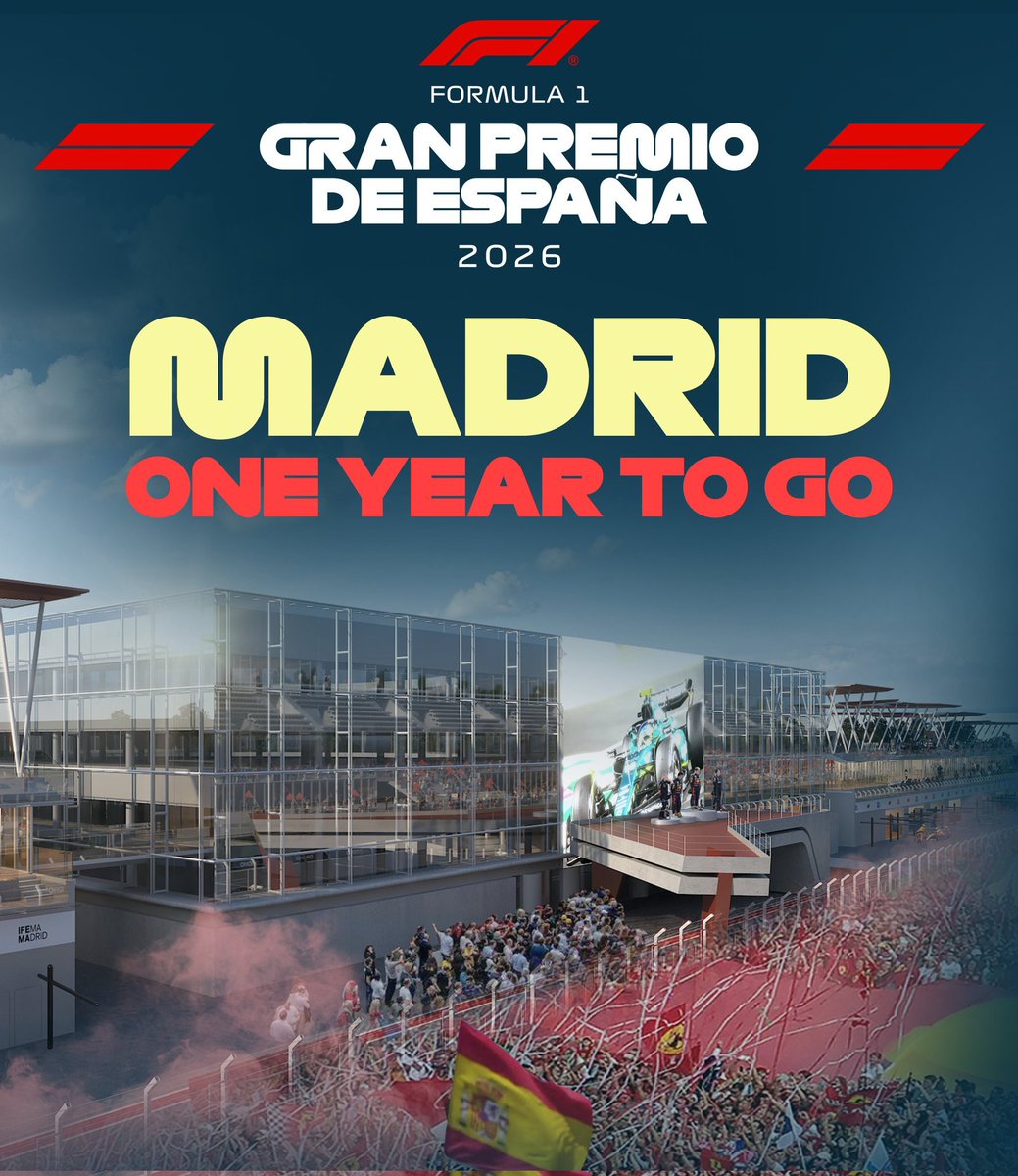 Exactamente dentro de un año, Fernando Alonso ganará el Gran Premio de Madrid.

Haciendo cálculos, será la 48ª victoria de su carrera en F1.