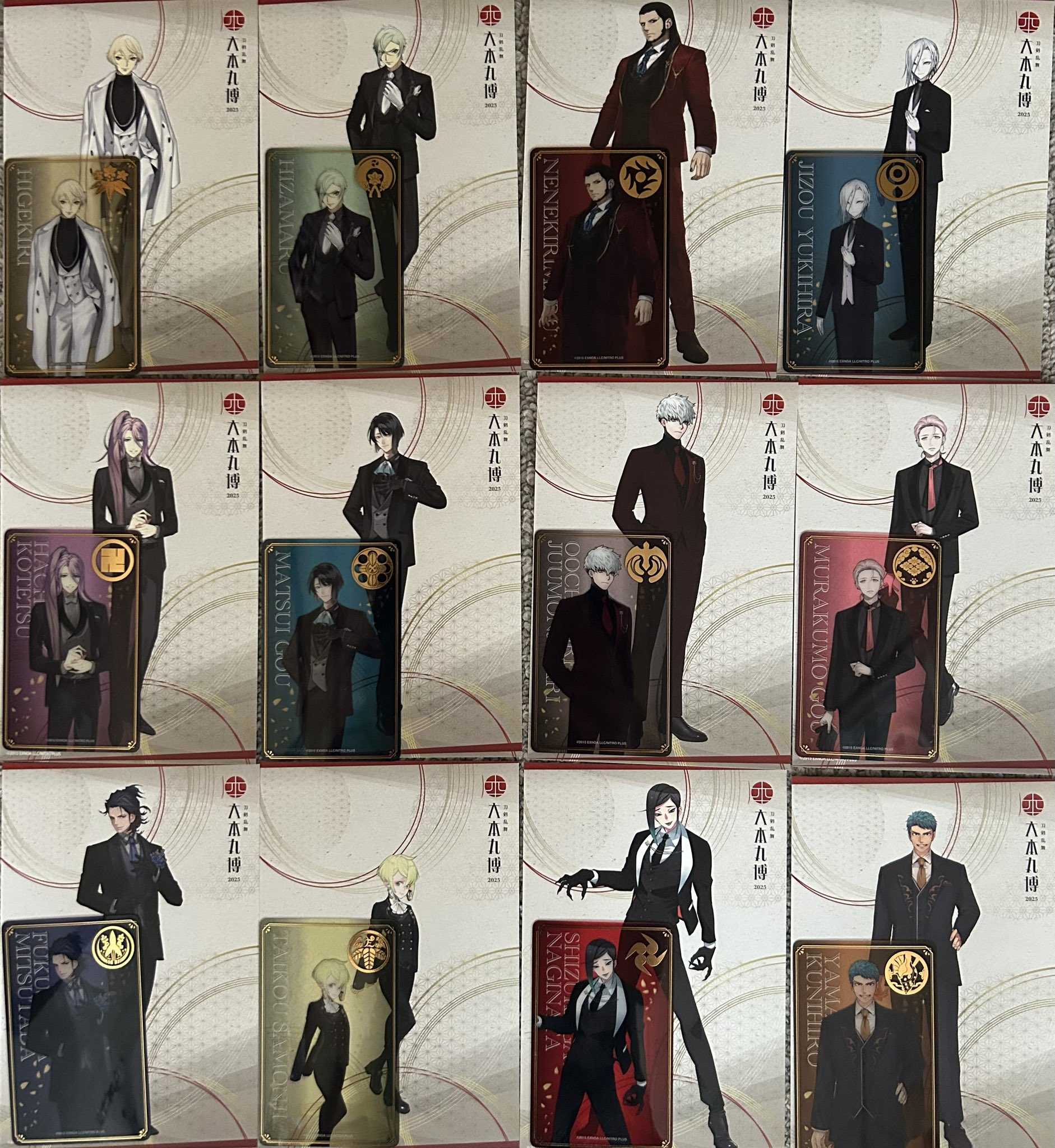 刀剣乱舞 大本丸博 ポストカード クリアカード ミニアクスタ 缶バッジ