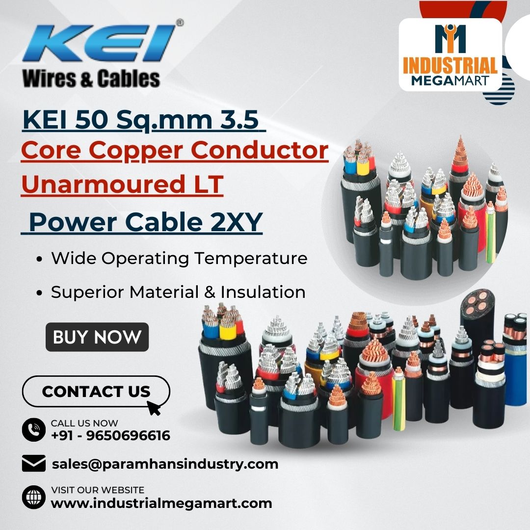 industrial_mrt's tweet image. Power up with KEI’s 3.5 Core Copper LT Cable – 50 Sq.mm ⚡
✅ Wide Temp. Range
✅ Premium Insulation
📞 +91-9650696616
🛒 industrialmegamart.com
#KEICables #PowerCable #CopperConductor #IndustrialMegaMart