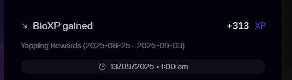 Haven’t posted about <a href="/BioProtocol/">Bio Protocol</a>  in a while. Just 3–4 tweets = this many points. I’ve got extra VITA staked; holding longer—curious about the result.