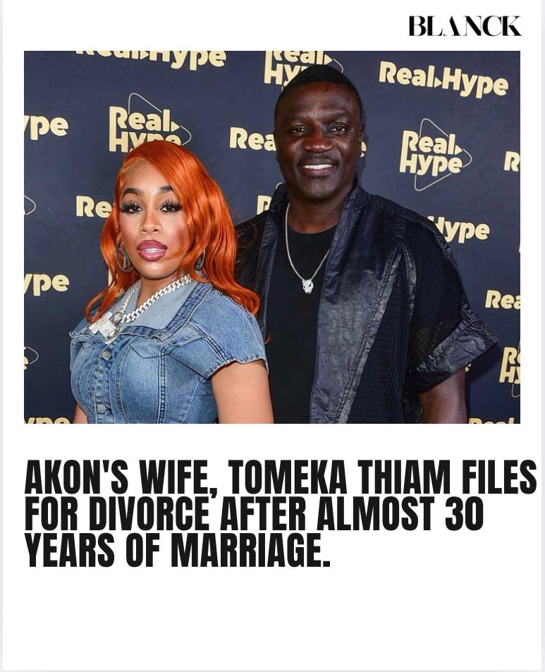 After nearly 30 years of marriage, Akon's wife Tameka Thiam has filed for Divorce, just days before their anniversary, she's requesting custody of their 17-year-old daughter &amp; spousal support.
Read More Here -blanck.uk/post/tomeka-th…
#akon #TrendingNow