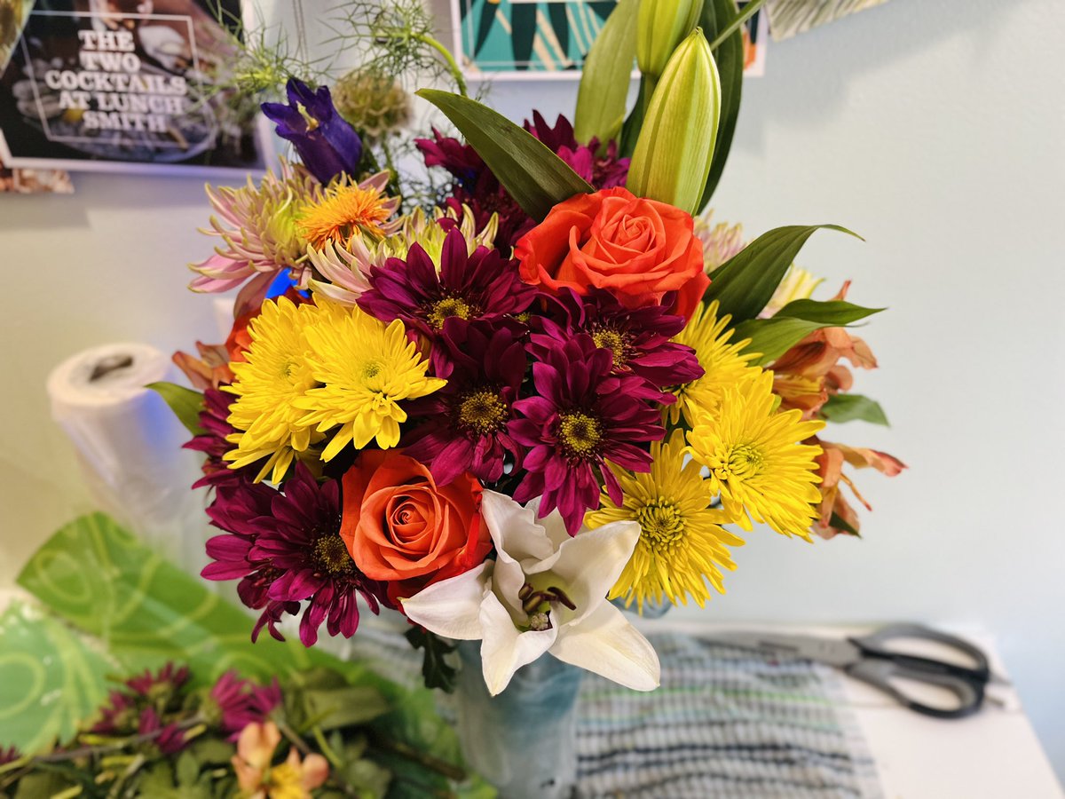 gm! the time to make mistakes is now!

How’s my flower arrangement?