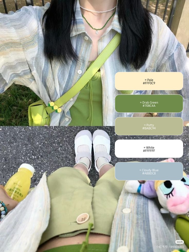 — color combo : fresh playful vibe 🍀