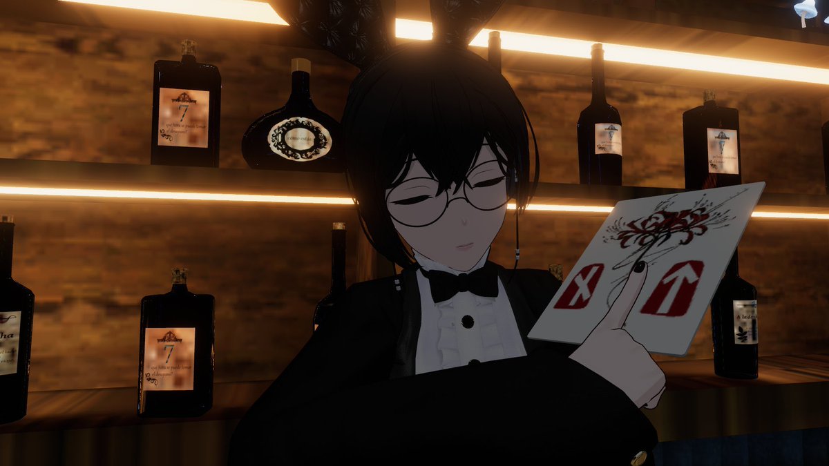 zannenbijin's tweet image. 会員制高級ラウンジにて #onyx_3d