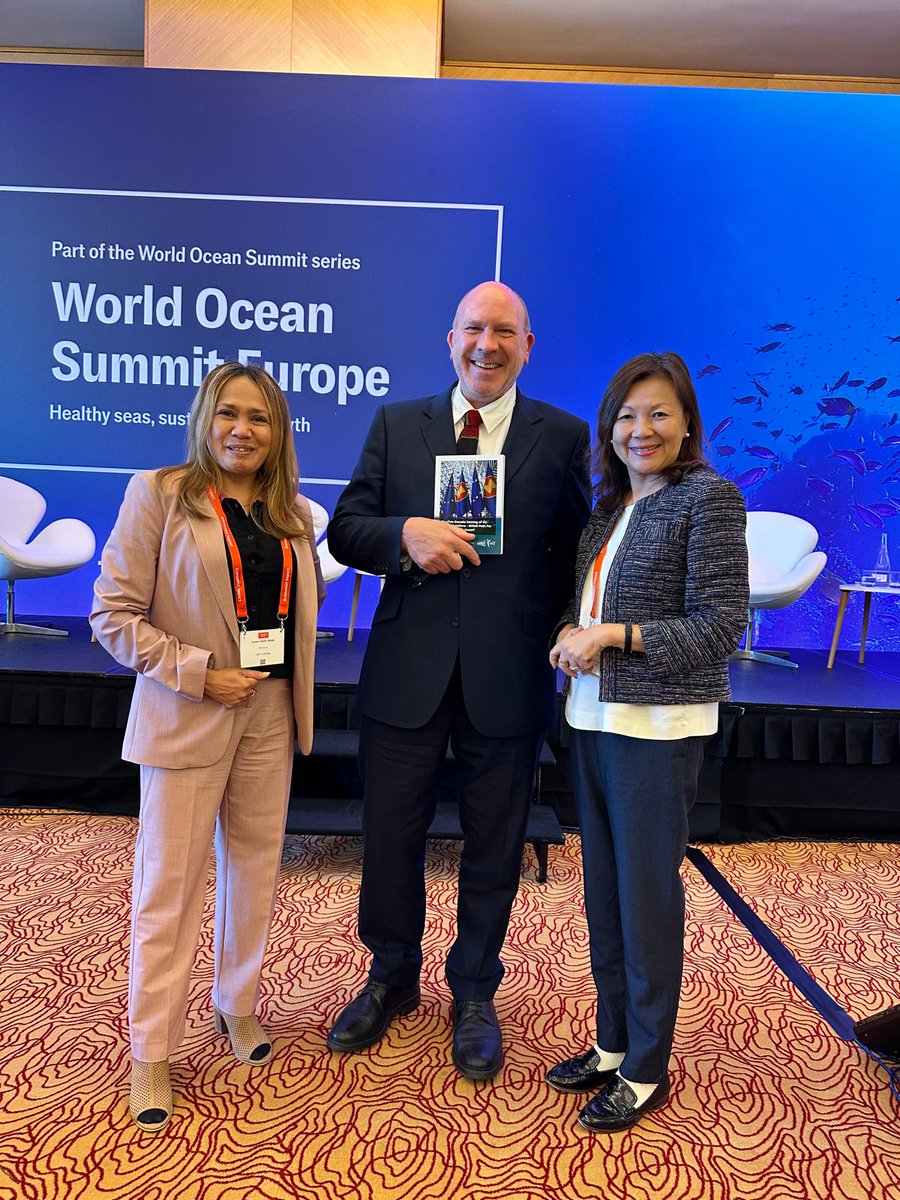 ASEAN_UK's tweet photo. @Legal_AAlado and @merleneemerson attend #WorldOceanSummit in Lisbon on 9 Sep 2025 making connections for advancing trade and investments between Europe and SE Asia. https://t.co/CylImmgtcL
