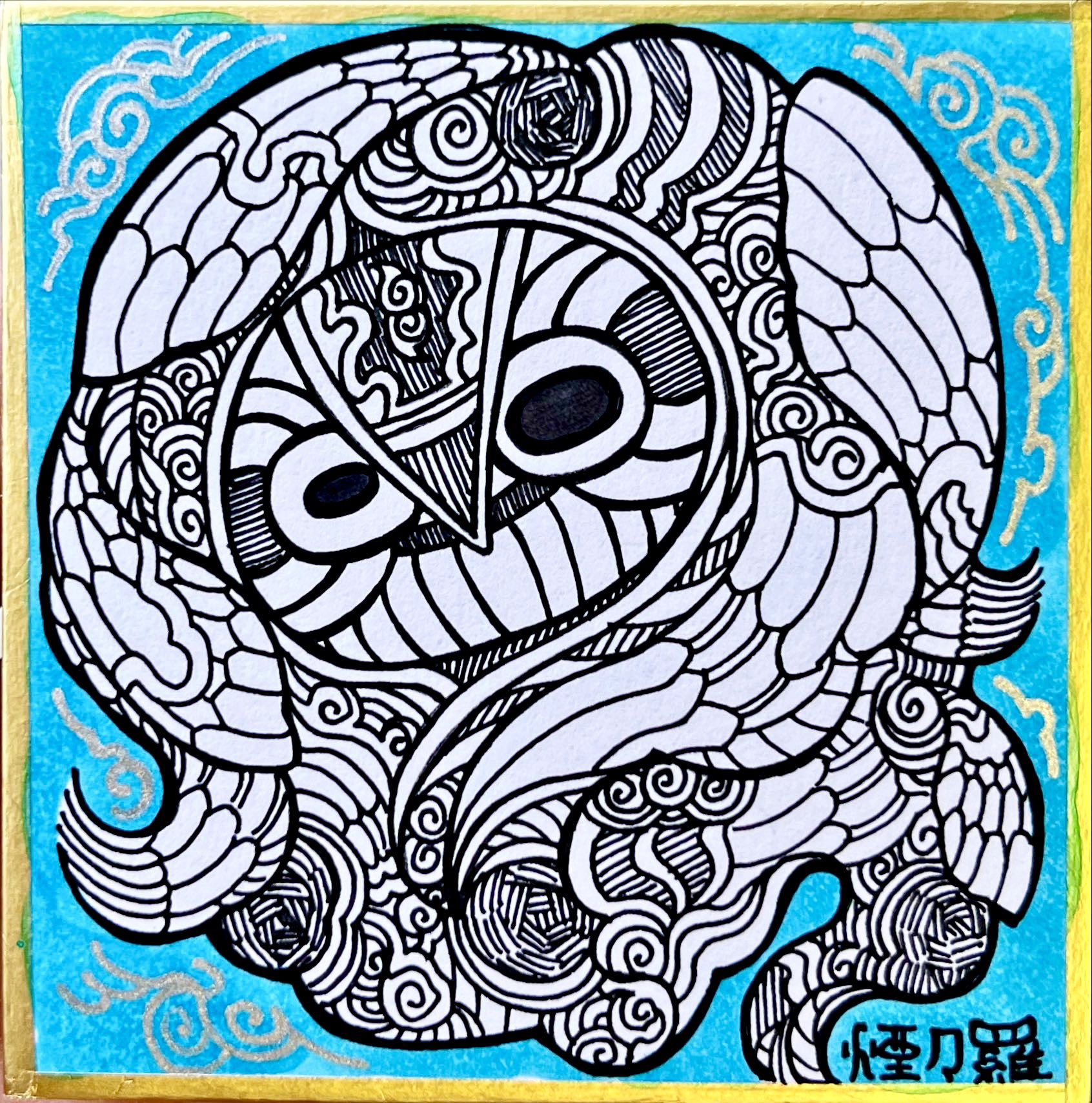 手描きイラスト　ミニ色紙　春の野原の妖精さん 手描きイラスト ミニ色紙 春の野原の妖精さん おすすめネット