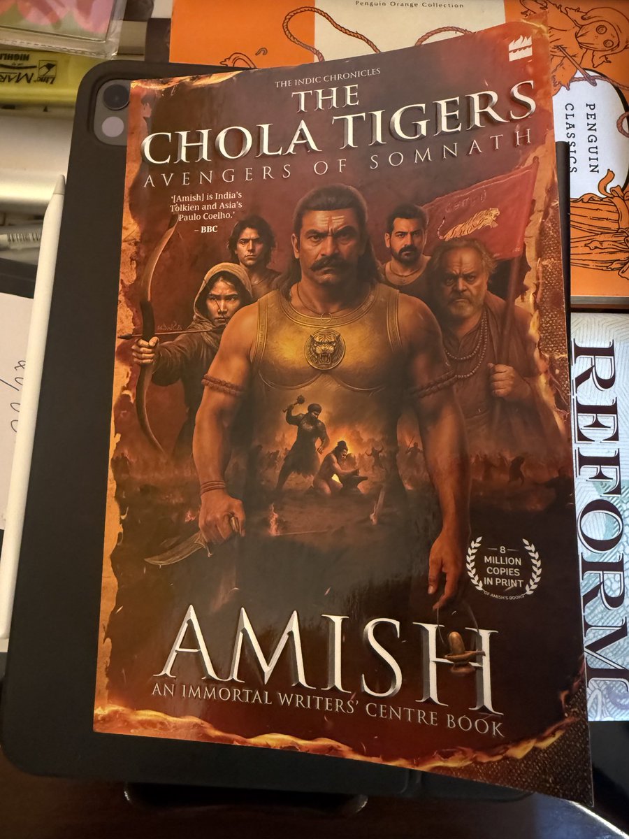 Returned from Delhi to find this waiting for me. Thank you Amish may this book do as well as all your others. I look forward to reading it.