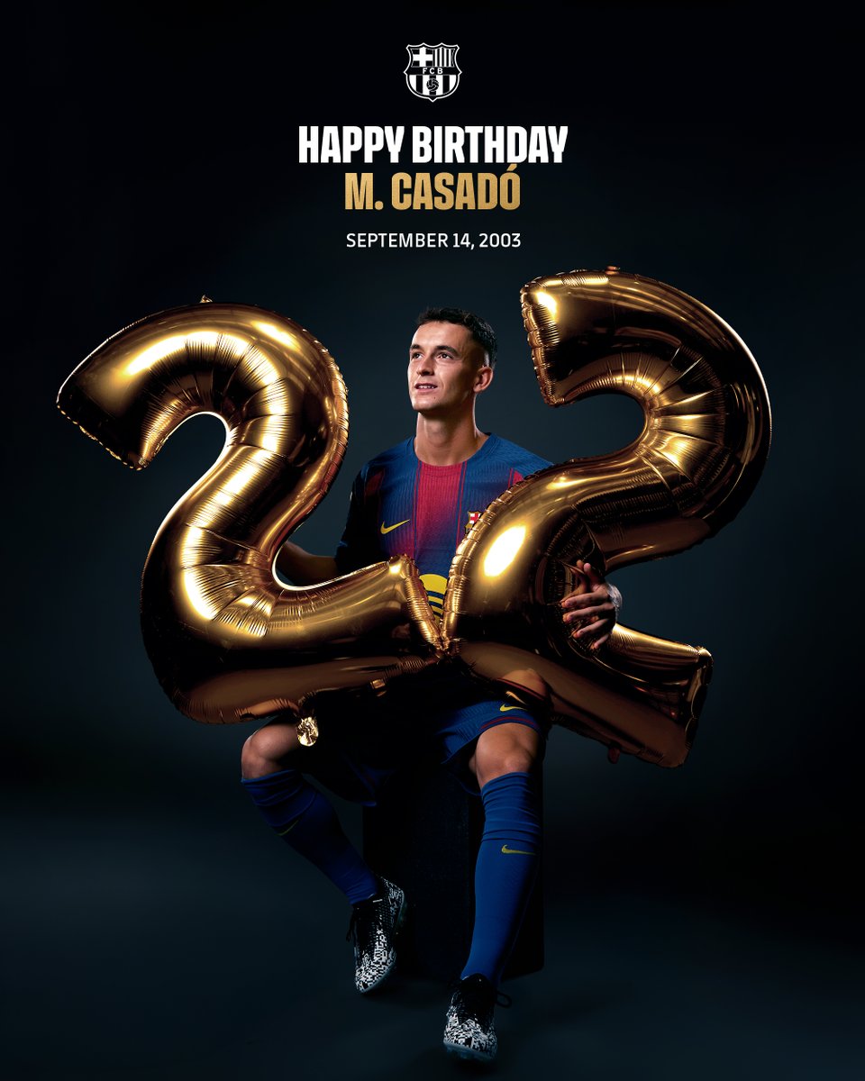 FCBarcelona's tweet image. Happy birthday, Marc! 🎊
