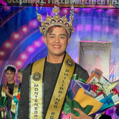 I made it!  Mr Montenegro Philippines 2025 Grand winner 👑🎉