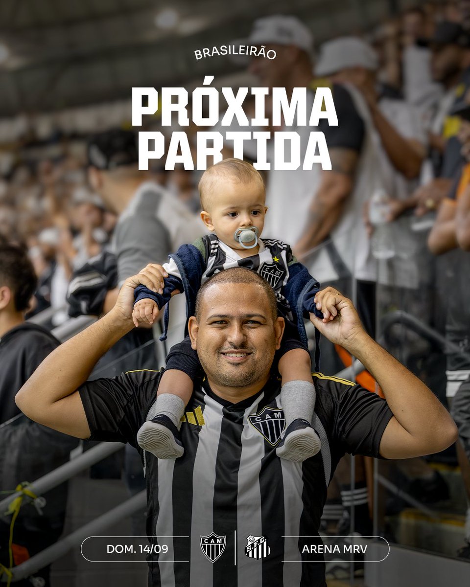 🏴🏳️ Domingo de encontro com a Massa! 

16h, na <a href="/ArenaMRV/">Arena MRV</a>, pelos três pontos no Brasileiro! 🐔

🎟️ Chama a família, os amigos e bora: ingressos.galonaveia.com.br