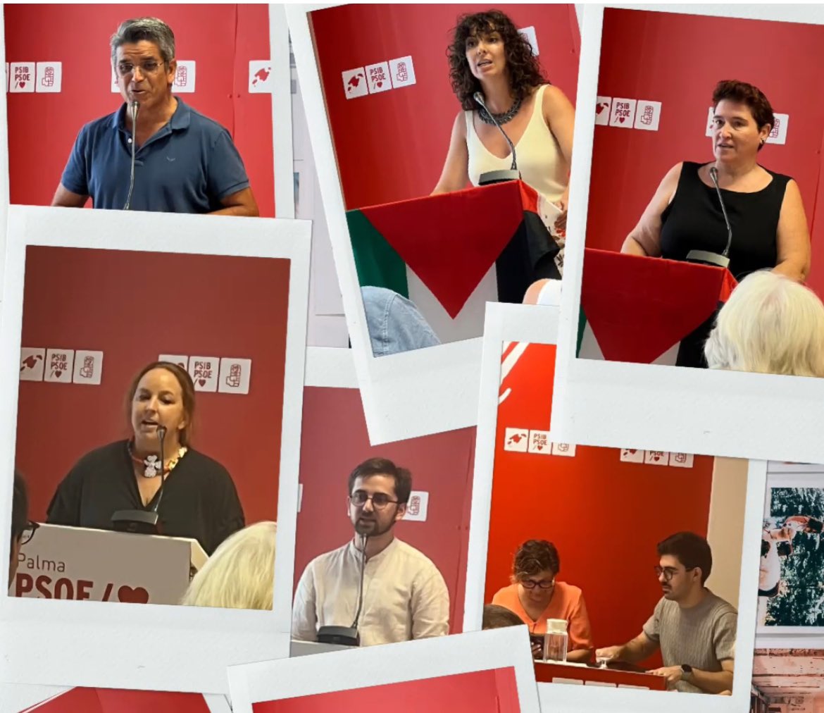 ✊🌹Avui s’ha constituït el nou #ConsellPolitic del <a href="/PSOEPalma/">PSOE Palma /❤️</a> en el que hem pogut debatre,sobretot d’habitatge,mobilitat i neteja i de les solucions que proposarem per resoldre les problemàtiques actuals de #Palma.

👉I també tornar a denunciar el genocidi a #Gaza.

Endavant!💪
