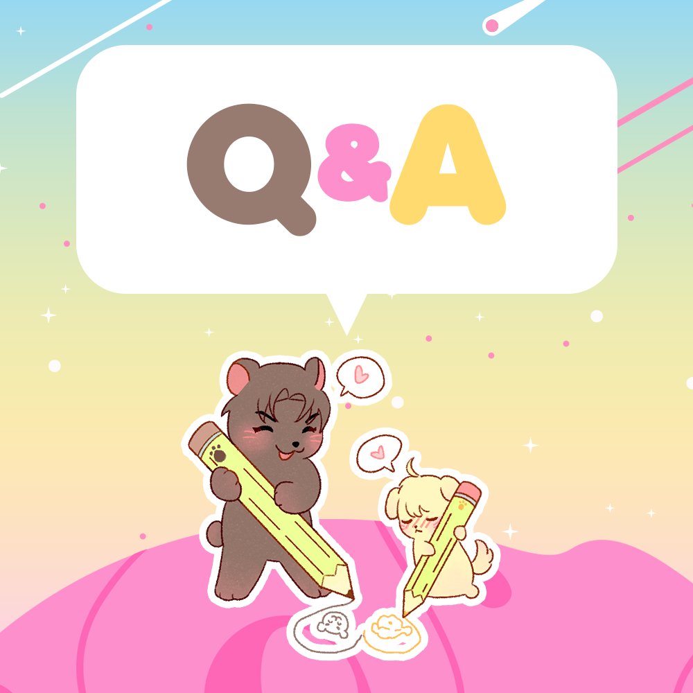 🐻🐶📮 곰개 소통 창구

✅ 곰개에게 궁금한 점은 언제든 물어봐주세요!
✅ 이미 공지된 내용이나 중복 질문은 답변 x
✅ 개인정보 확인이 필요한 질문은 오픈카톡으로

spin-spin.com/onlyksmdstar