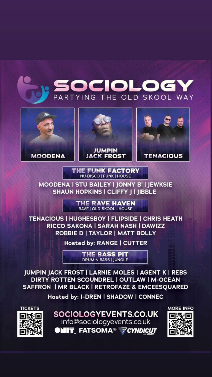 Agent K (@agentkdnb) on Twitter photo SOCIOLOGY EVENTS 
facebook.com/share/1BRxXEir…
Are Back Again At The Loft In Southampton 
Saturday 18th October 
Grab Them Early Tickets In Link Below 
sociologyevents.co.uk SOCIOLOGY EVENTS 
facebook.com/share/1BRxXEir…
Are Back Again At The Loft In Southampton 
Saturday 18th October 
Grab Them Early Tickets In Link Below 
sociologyevents.co.uk