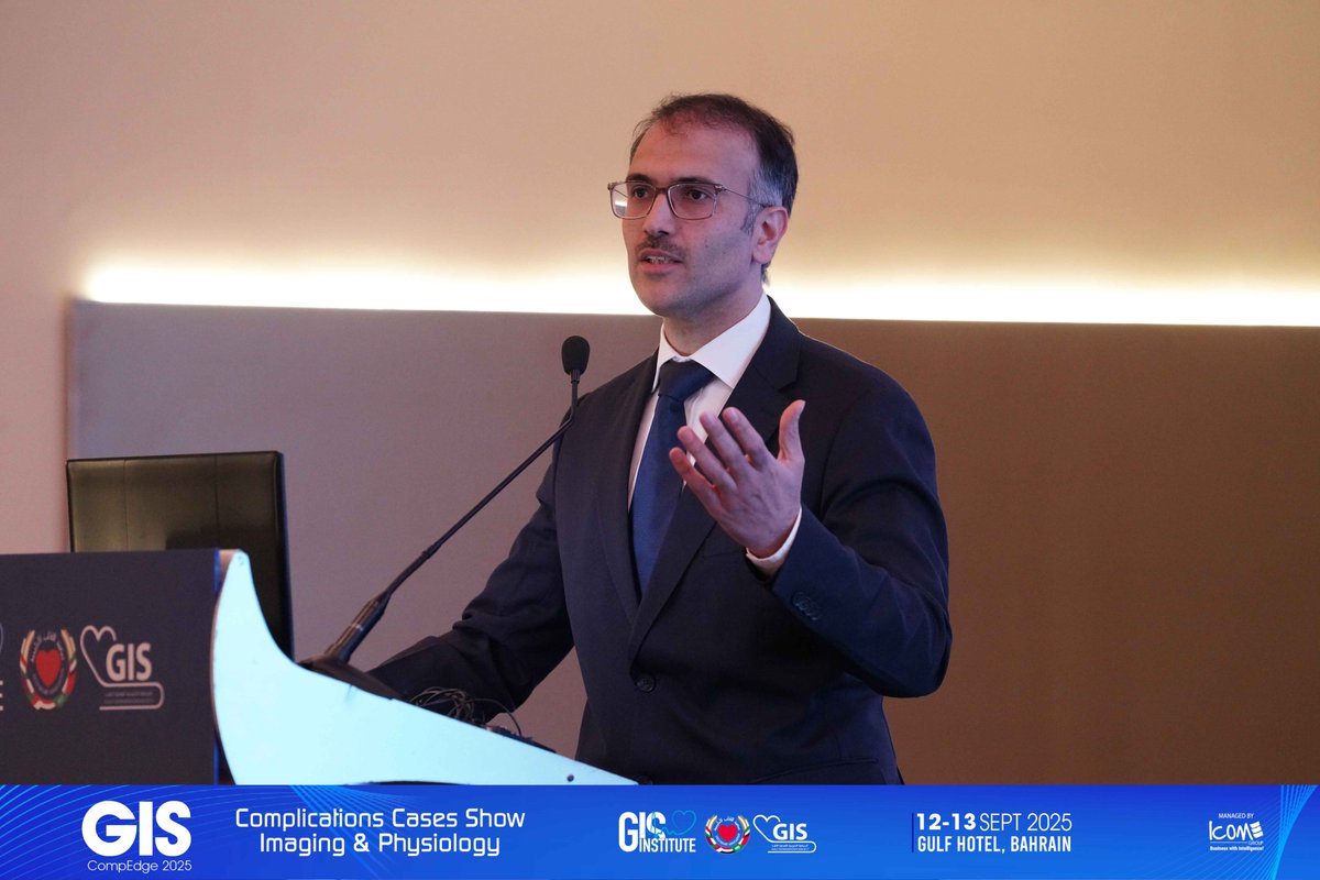 GisGulf's tweet image. At GIS CompEdge 2025, The Cath Lab at Its Edge: Complications, Imaging &amp;amp; the Future of PCI session featured a powerful presentation by Dr. Fawaz Bardooli on how imaging can prevent complications—showcasing OCT as a tool that can truly save the day

#GISCompEdge2025…