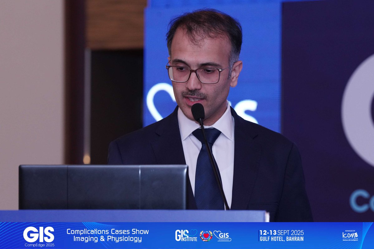 GisGulf's tweet image. At GIS CompEdge 2025, The Cath Lab at Its Edge: Complications, Imaging &amp;amp; the Future of PCI session featured a powerful presentation by Dr. Fawaz Bardooli on how imaging can prevent complications—showcasing OCT as a tool that can truly save the day

#GISCompEdge2025…
