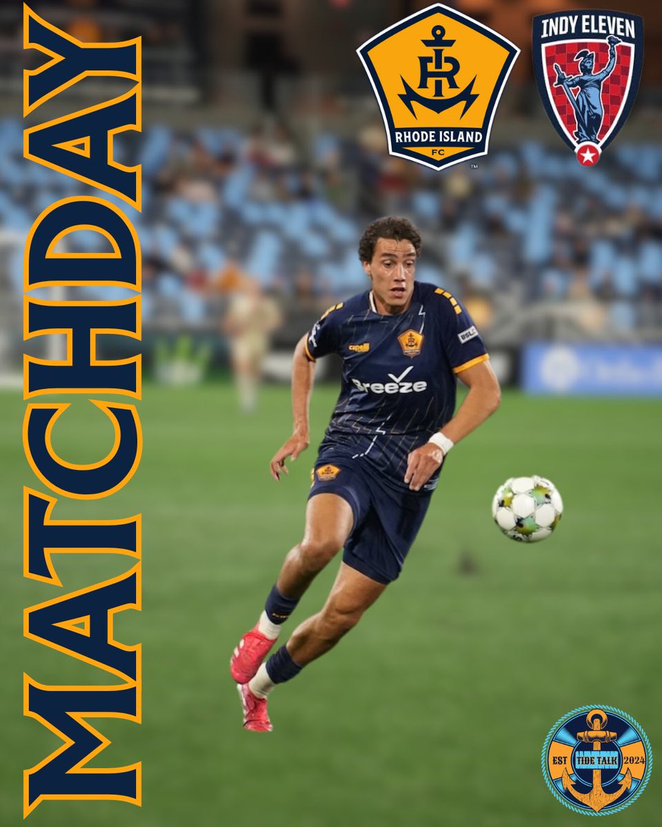 🏟️ MATCHDAY

➡️ #RIFC take on Indy Eleven at home in a MUST WIN 6 point #USLChampionship playoff chase match!

⬇️ Comment with your score predictions!

🌊 #UpTheTide