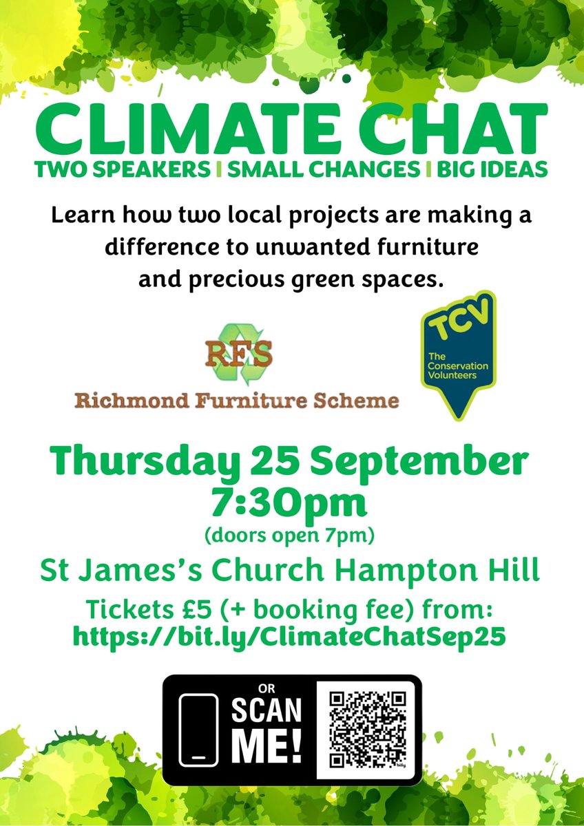 🍂 Autumn is here and we’ve got two events in September lined up for the community!

💬 Climate Chat — Thurs 25 Sept
👉 Buy tickets here: eventbrite.co.uk/e/climate-chat…

❓ Quiz Night — Fri 26 Sept
👉 hamptonhillassociation.co.uk/contact-us/

We’d love to see you there!